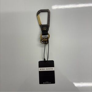 Master-Piece MSPC Japan Carabiner Keychain Black & Brass | Made in Japan